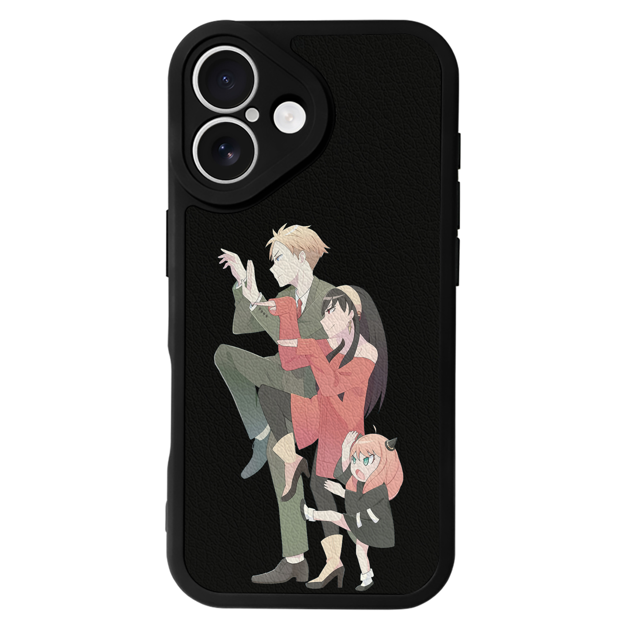 （画像用） SPY×FAMILY间谍家家酒 【iPhone 16シリーズ対応】シリコンスマホケース（レザー調） 材質：シリコン